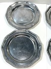 Vintage Wilton Armetale Queen Anne 9  Dinner Salad Luncheon Plates Lot Set 4 Rwp