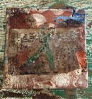 Antique Moravian Mercer Bounty Ship Art Pottery Tile 3 7 8    Arts Crafts