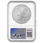 2026  w   1 American Silver Eagle Ngc Ms70 Brown Label