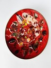 Vintage Win Ng Mid Century Enamel On Copper Medium Size Early Modern Art  rare  