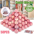 Lot Natural Cedar Wood Ball Mildew Moth Insect Repellent Wardrobe Clothes Drawer