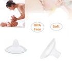 Nipple Shield Silicone Protector Breastfeeding Nipple Protect Cover 1 Pair
