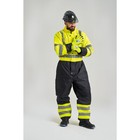 Portwest S485 Hi Vis Reflective Waterproof Hooded Contrast Safety Coverall