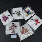 Frog Brooch Pin  lot Of 6  4 79