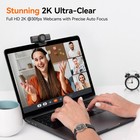 Svbony 2k Web Cam For Pc Computer Camera W  Low-light 3d Noise Reduction Usb A-c