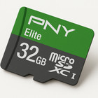 Pny 32gb Elite Microsdhc Memory Card     Class   10 U1 100   mb s     3   pack