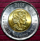 Canada  2023 Toonie  Two  2 Dollars  Elizabeth Ii    Jean Paul Rioplle   28mm