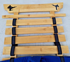 Karate Taekwondo Belt Display Wood Wall Rack Martial Arts 8 Belt Holder