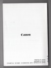 Canon Eos R Genuine Camera Instruction Manual In English French Spanish