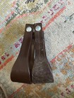Ralide  Stirrup Set  Brown Used Western Tack Set Leather Treads Free Shipping