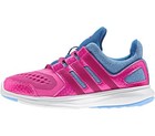New Girls Adidas Hyperfast 2 0 Running Shoes Pink   Blue Size 6 5y Kids