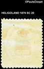 Heligoland 1876 Sc 20 Coat Of Arms Deep Green   Dull Red 3pf Mnh Og