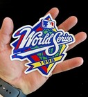 1998 New York Yankees Vs Sd Padres Mlb World Series Jersey Official Sleeve Patch