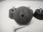 Set Of 4 Large Hd Rubber Feet For Generators  Spkr Cabs  Amps Etc   4 Mtg Screws