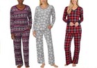 Nautica Women 2 Piece Fleece Pajama Sleepwear Set