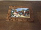 Vintage Collectible Mexican Folk Art Wood Street Scene Honduras