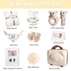 Baby Gift Set  Baby Shower Gifts For Girls Boys  Bear New Baby Gift Basket Inclu