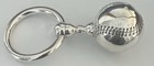 Vintage  Tiffany   Co Sterling Silver Baseball Baby Rattle  