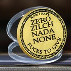 F-caw-f Crow Skull Challenge Coin Collectors Commemorative Gift Collectible