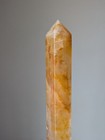 Golden Healer Tower Point Crystal Quartz Large Big Tall Chakra Gemstone