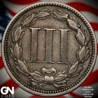 1865 3 Cent Nickel Piece A4609
