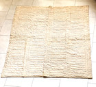 Vintage 8 Point Stars Hand Stitched Heavy Quilt - Signed