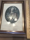 Vintage Italian Framed Print Of Jesus Christ