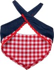 Medium large Dolly Parton Denim Gingham Print Butterfly Bandana Pets Dogs New 
