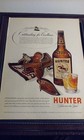 1940 s Vintage Ad Print Hunter Whiskey Western Horse Saddle Equestrian Theme