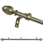 5 8  Adjustable Acorn Single Drapery Curtain Rod 28   -48  48 -84  84 -120 