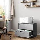 2 3 Drawers Lateral File Cabinet With Lock Metal Filing Cabinet For Home Office