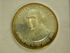 1967 Franklin Mint John Adams  925 Sterling Silver Proof Coin - Medal