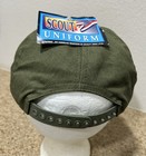 Boy Scouts Of America Youth  Cap S mhat Made Usa Green Red Twill Excellent