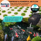 Ipx6 Rechargeable Aquarium Pond Air Pump  Powerful Quiet Tank Air Pump With Hose