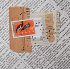 Handmade Embellishments Postage Stamp Clusters Junk Journal Ephemera Papercrafts