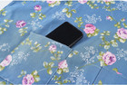 Floral Pattern Women Kitchen Apron 2 Pack Cotton Canvas Flower Apron With Pocket