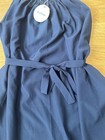 Girls Xl 14   16 Arshiner Navy Blue Dress Halter Size 160