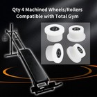 4 Pcs Machined Wheels rollers For Total Gym For 1000 1100 1400 1500 1700  W