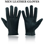 100  Goat Skin Leather Gloves Police Military Forces Uniform Chauffeur Goatskin