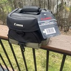 Canon Custom Gadget Bag 100eg Os Black Olive Green Camera Case Travel New
