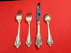 Wallace Grande Baroque Sterling Silver Flatware Set - Four Pieces  - See Photo s