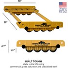 Rhino Cart All Terrain Moving Cart Wheeled 2000 Lbs