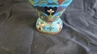 Antique Japanese Cloisonne Enamel Vase  Meiji Period Circa 1900  Cranes 9  Tall