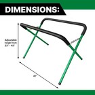 Lauco Portable Workbench Folding Stand  500 Pound Capacity Foldable Portable