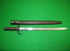 British Hooked Quillon Bayonet With Early Scabbard