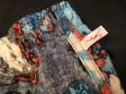 Sz 36 Vintage Jantzen Swim Trunks Hawaiian Mens Floral Reverse Print Cotton Usa