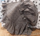 Vintage Civil War Cotton Soft Bonnet Victorian Reenactment Prarie Dickens