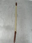 Vintage Coach Belt Size 34 Beige brown Solid 1 1 4  Brass Buckle