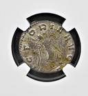 Roman Empire Ad 270 Bi Double Denarius Quintillus  Ngc Xf  silvering 