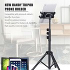 Height Adjustable Tablet Floor Stand Tripod Mount Holder For Ipad Mobile Phone
